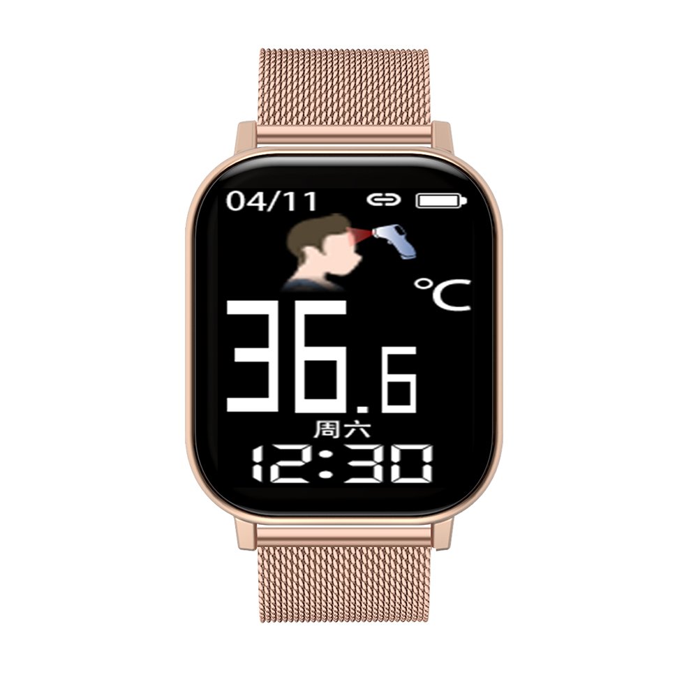 2020 IP67 Waterproof Sport IOS Android GTR-H Smart Watch Real -time Temperature OEM Manufacturing Smart Watch
