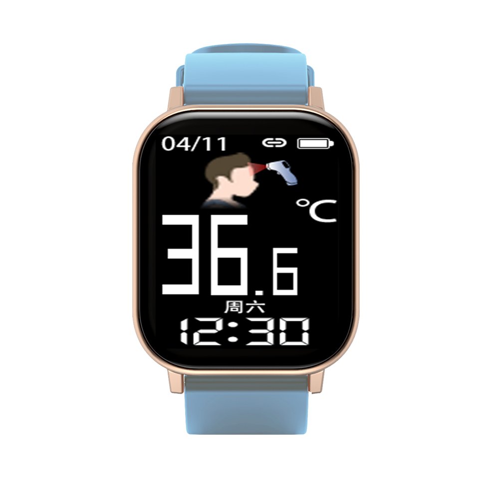 2020 IP67 Waterproof Sport IOS Android GTR-H Smart Watch Real -time Temperature OEM Manufacturing Smart Watch