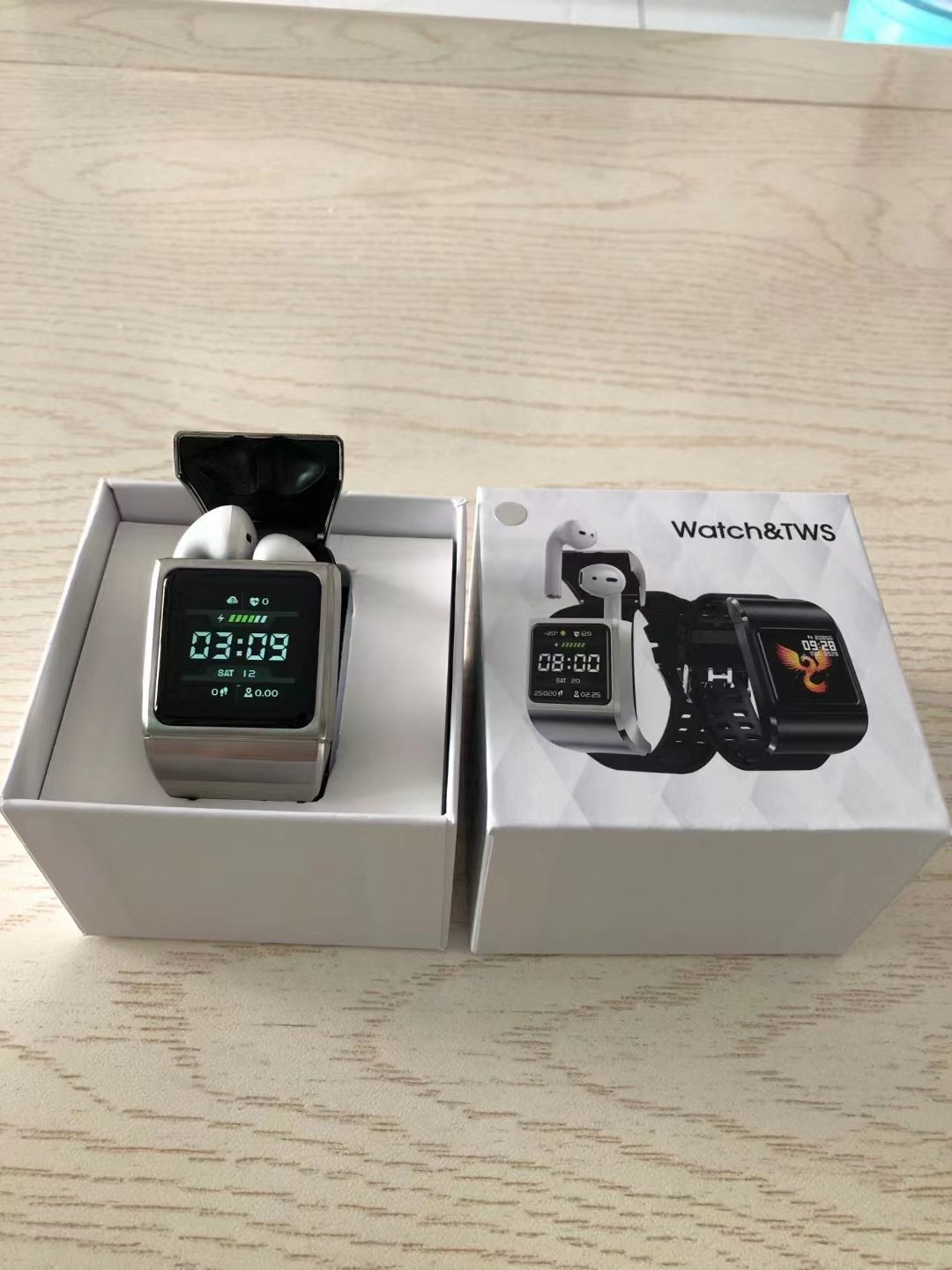 2 en 1 smart watch 2023 for men fitness tracker blood pressure 1.3 inch G36 PRO smartwatch with earbuds