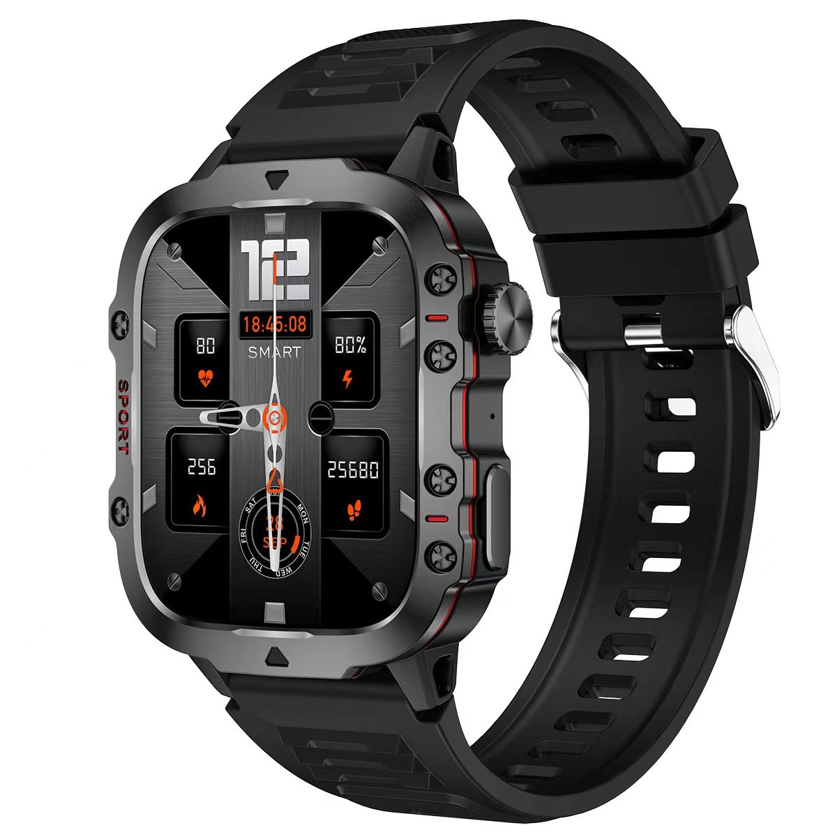 QX11 factory three anti 30 meters waterproof swimming heart rate blood oxygen health monitoring blue tooth phone smart watch