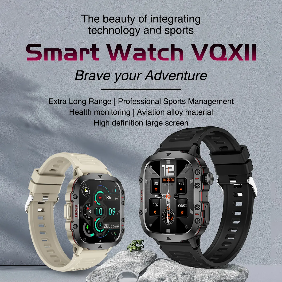 QX11 factory three anti 30 meters waterproof swimming heart rate blood oxygen health monitoring blue tooth phone smart watch