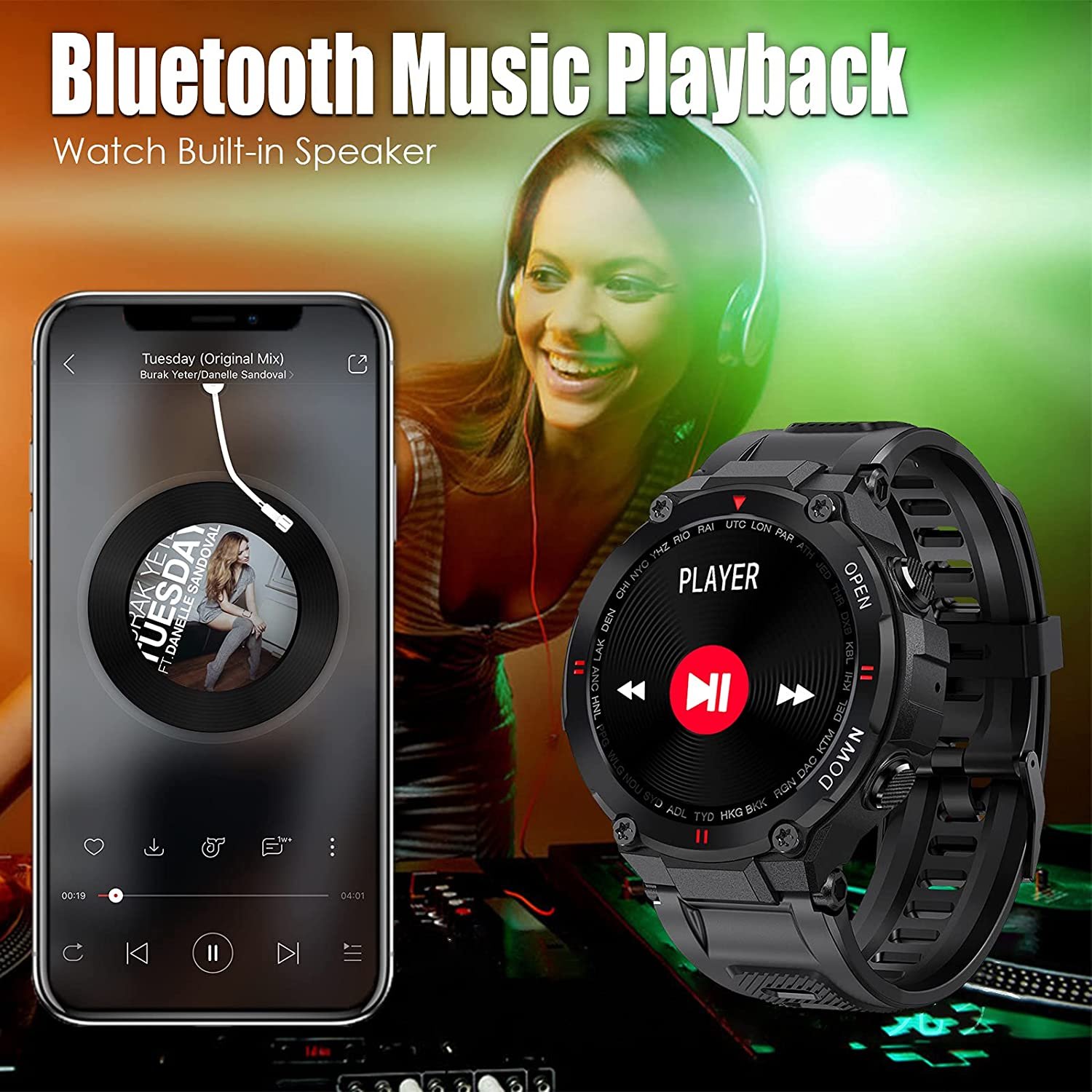 K22 Smartwatch Heart Rate Monitor Sleep Fitness Tracker Bluetooth Smart Watch Reloj Waterproof Sport Watches For Men Women
