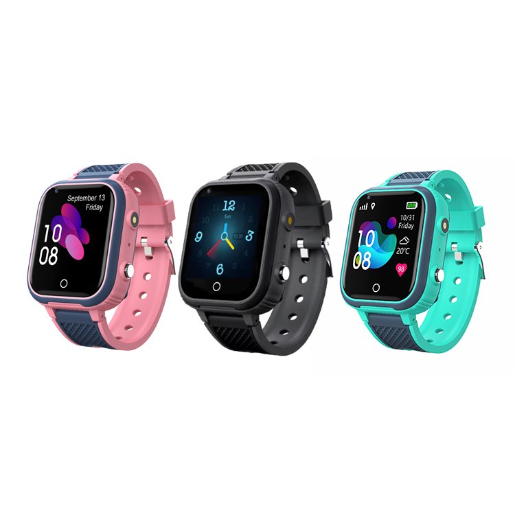 New release 4g kids smart watch LT21 HD video call IP68 waterproof WIFI LBS GPS tracker SOS watch SIM card smart watch children