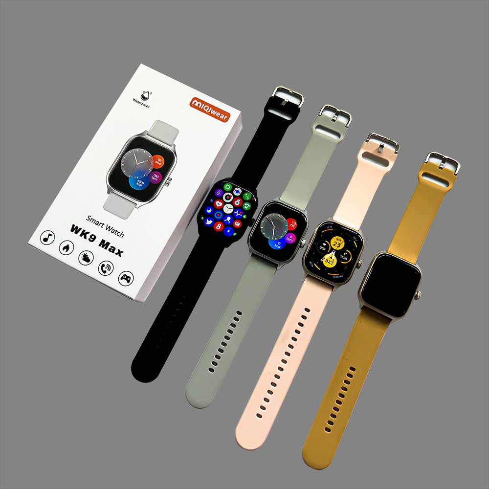 Factory Wk9 max Smartwatch Series 9 BT call inteligente Waterproof HD Touch Big Screen Smart Watch for IOS Electronic Watch