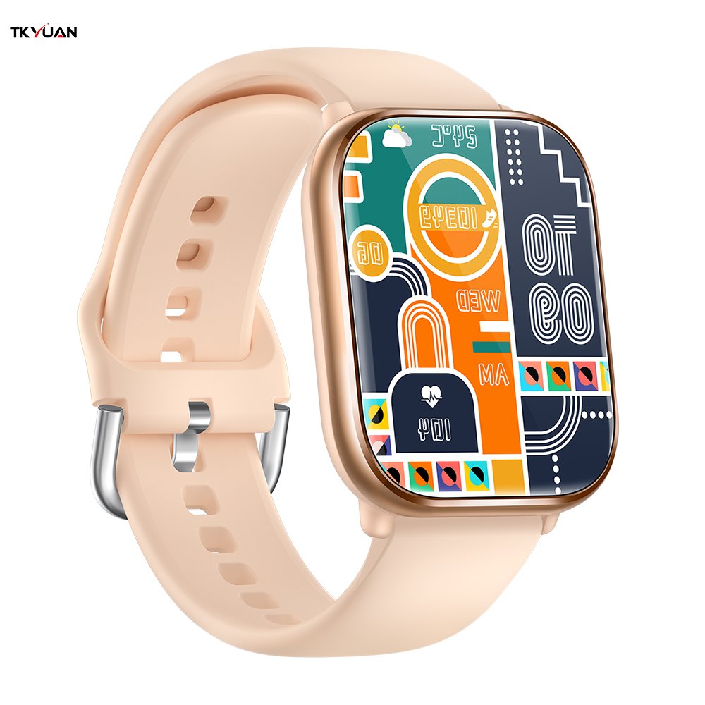 TKYUAN 1.7 Inch Smart Watch Heart Rate Monitor Sport Fitness Bracelet Intelligence Digital Clock Music Control Man Woman Watch