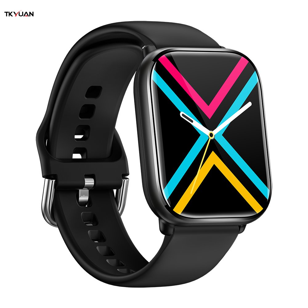 TKYUAN 1.7 Inch Smart Watch Heart Rate Monitor Sport Fitness Bracelet Intelligence Digital Clock Music Control Man Woman Watch