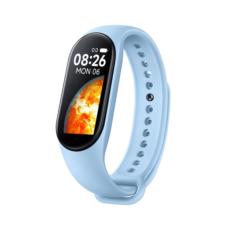 2022 new arrival mi 7 M7 smartwatch series 7 heart rate monitor blood pressure monitor smart bracelet band 6 reloj smart watch