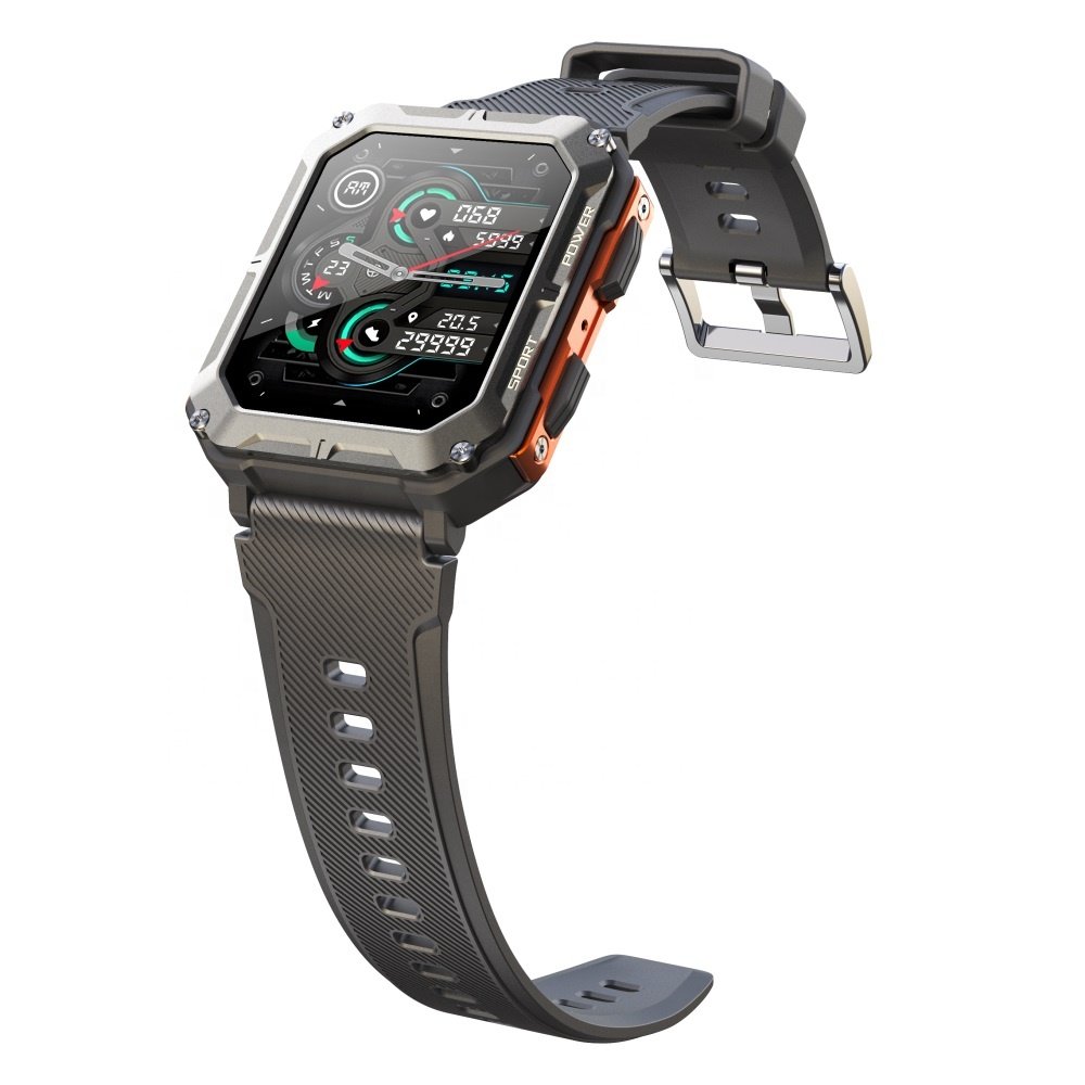 Smart Watch C20 Pro 1.83Inch Men Music BT Call Outdoor Sports Fitness Tracker Heart Rate Blood Pressure Blood Oxygen Smartwatch