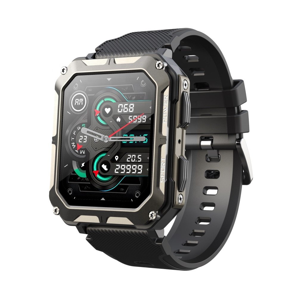 Smart Watch C20 Pro 1.83Inch Men Music BT Call Outdoor Sports Fitness Tracker Heart Rate Blood Pressure Blood Oxygen Smartwatch