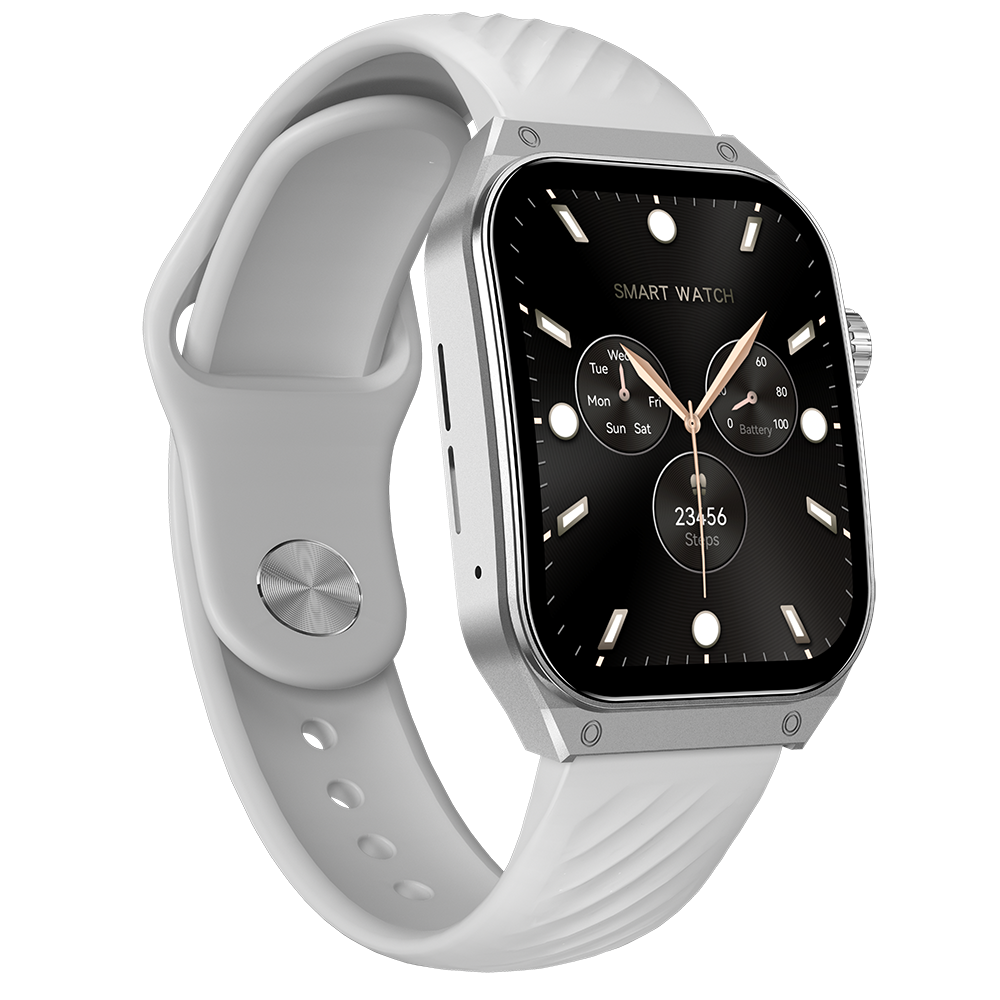 SMA AM15 AMOLED Display 1.96-Inch Smart Watch Bluetooth SOS Calling Heart Rate Blood Oxygen Smartwatch