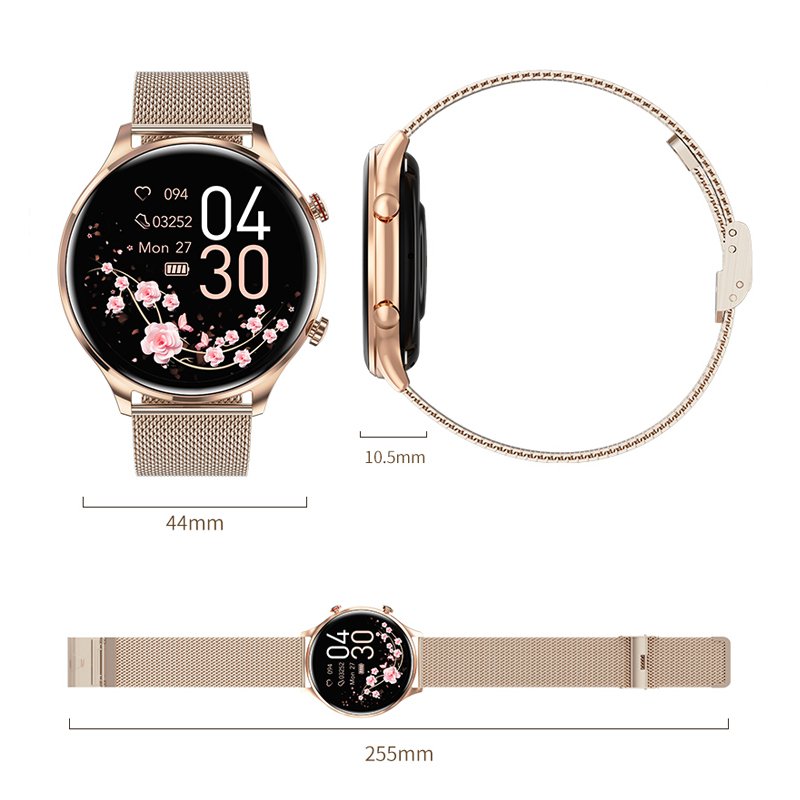 Smart Watch AK50 with BT Call 1.32 inch 360*360 High Resolution Heart Rate Blood Pressure Monitor 2023 Smartwatch for Women Men