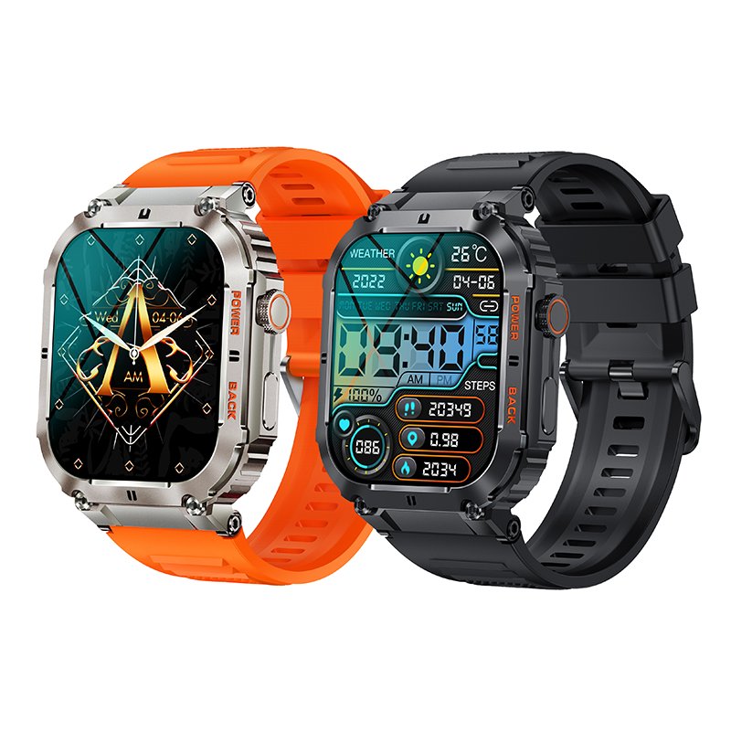 K57 PRO smartwatch 1.96 inch full touch screen wearable devices Long standby 400 mAh fitness BT calling sport smart watch K57pro