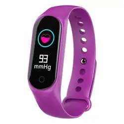 Wholesale M4 Smart Bracelet IP67 Waterproof Bluetooth Device Utility Fitness Tracker Function health monitor Smart Watch