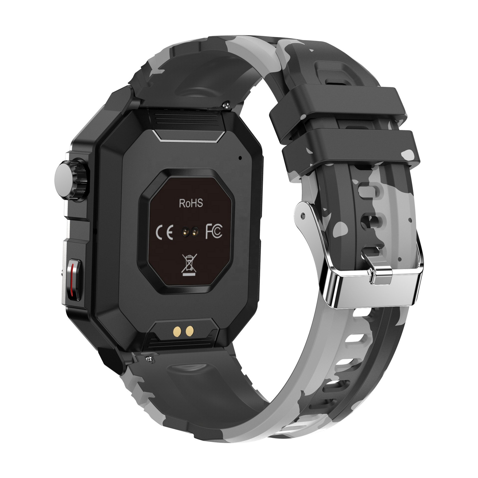 New GW55 Watch Latest Outdoor Triple Defense Smart Bracelet 2.02 inch TFT Display Breathing Training Smart Watch