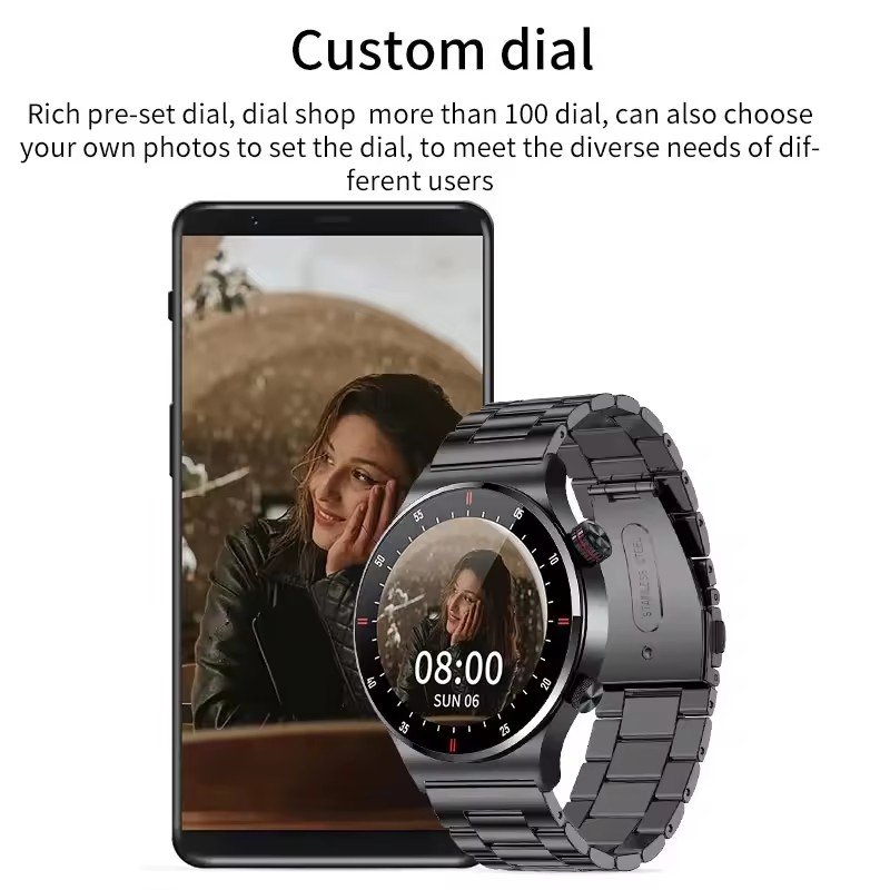 LIGE BW0382 Call Smart Watch Men Healthy Monitor Watch IP67 Waterproof 1.28 HD Screen Sport Smartwatch NFC Access Control Clock