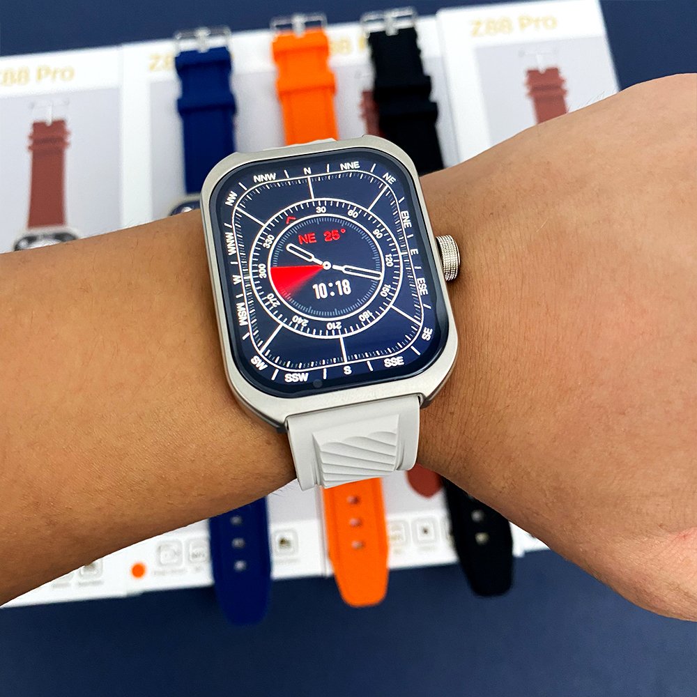 2024 OEM ODM Round Smart Watch Z83 Max Private Custom Box Boot Logo Reloj Inteligente NFC Island 3 Straps Band Smartwatch Z83max