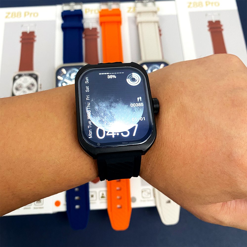 2024 OEM ODM Round Smart Watch Z83 Max Private Custom Box Boot Logo Reloj Inteligente NFC Island 3 Straps Band Smartwatch Z83max