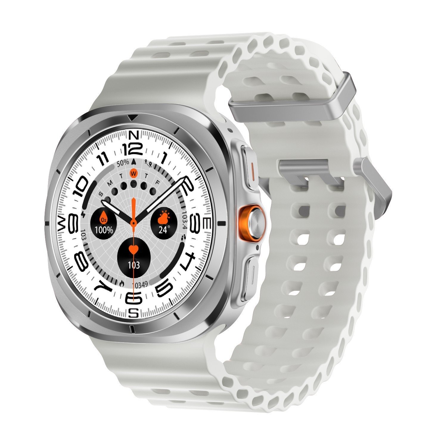New Design W7 Sport Watch Outdoor Hiking Wristwatch Heart Rate Sleep Monitor Digital Smart Watch Compass Function