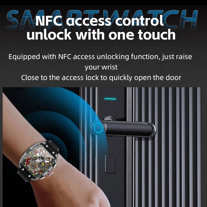 2024 Newest Smart Watch WS-6 1.99 Inch Touch Screen Rotating Dual Buttons S8 IWO Rejoi Intelligent Smartwatch For Women Men