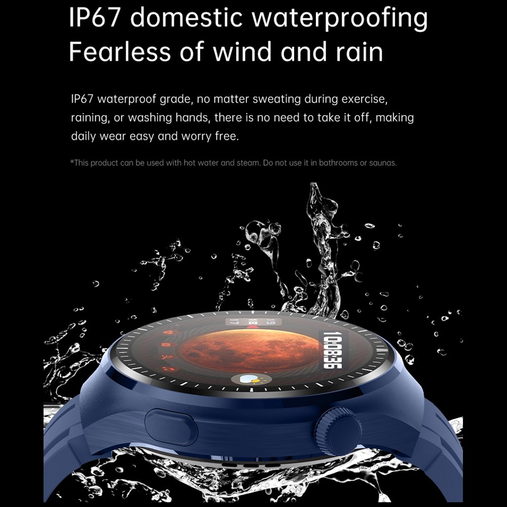 GS Watch 4 Pro 2 Strap 1.56" Round Reloj inteligente Smartwatch 2024 Montre intelligente Sports Fashion Smart watch Hombre Mujer