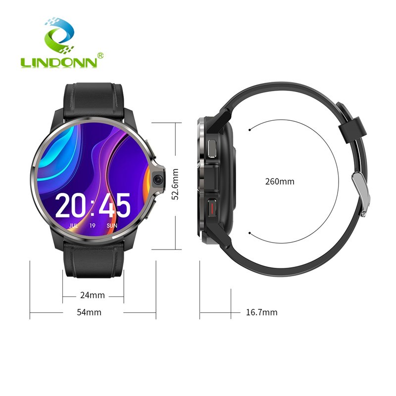 Android 9.1 Smart Watch 1GB 4GB 16GB 64GB with Camera 5MP IP67 Waterproof 4G Smart Watch