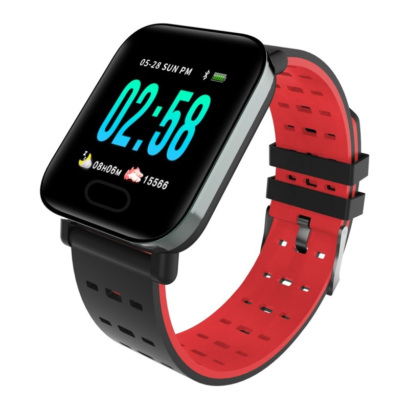 Newest A6 Smart Watch Ip67 Waterproof Activity Fitness Tracker Bracelet Heart Rate Monitor Blood Pressure Men Women Smartwatch