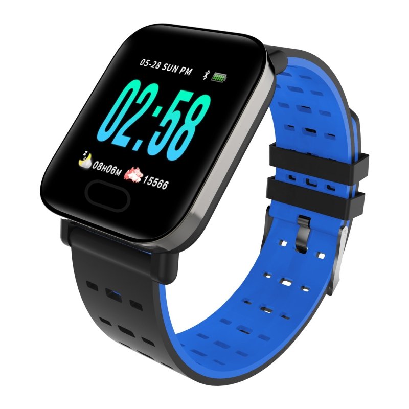 Newest A6 Smart Watch Ip67 Waterproof Activity Fitness Tracker Bracelet Heart Rate Monitor Blood Pressure Men Women Smartwatch