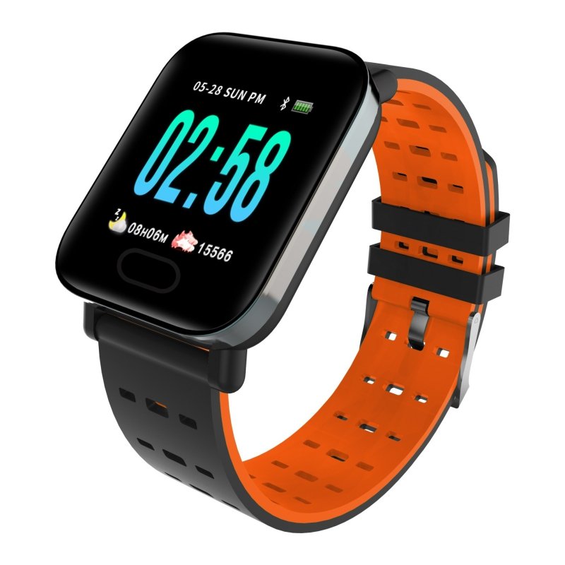 Newest A6 Smart Watch Ip67 Waterproof Activity Fitness Tracker Bracelet Heart Rate Monitor Blood Pressure Men Women Smartwatch