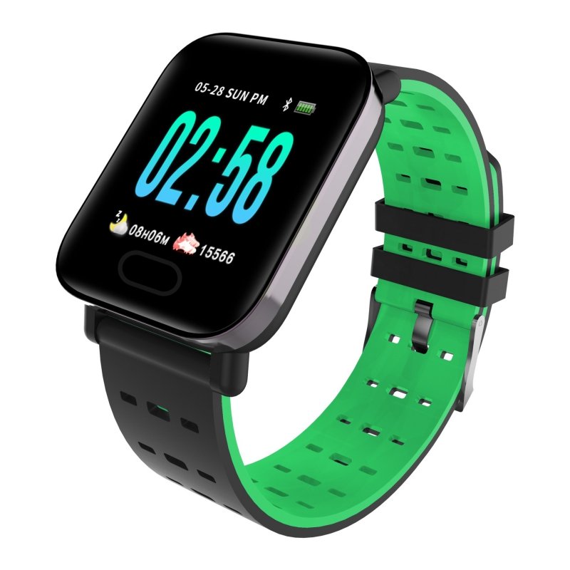 Newest A6 Smart Watch Ip67 Waterproof Activity Fitness Tracker Bracelet Heart Rate Monitor Blood Pressure Men Women Smartwatch