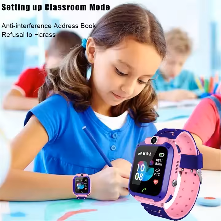 New Kids Smart Watch 2g/3g/4g Sim Card Lbs Tracker Sos Camera Children Android Technology IP68 2G LTE SIM Watch Phone OLED