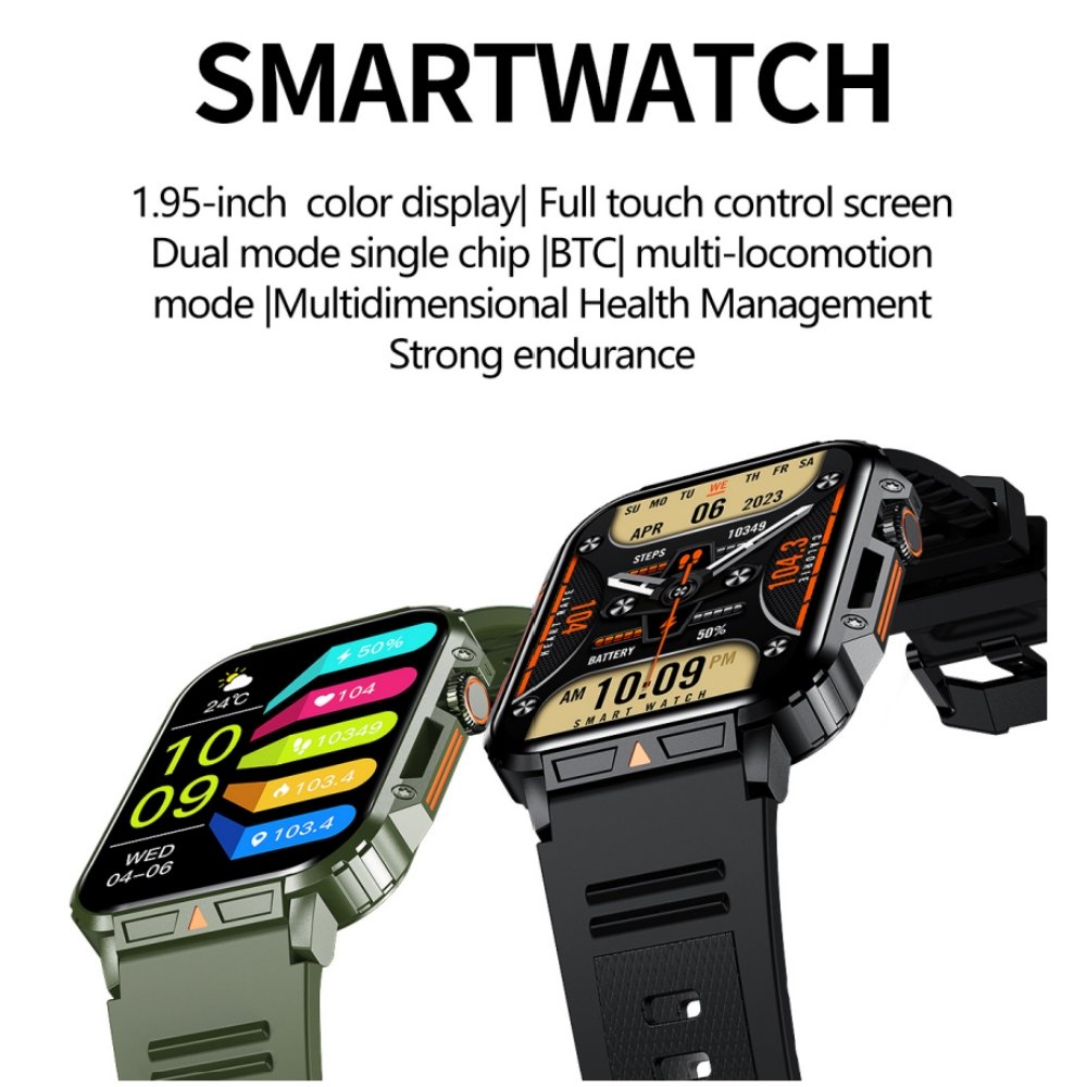 Bluetooth smart watch L81 Outdoor Sports Watch Mountaineering Fitness Heart Rate Monitor Phone call Smartwatch for men