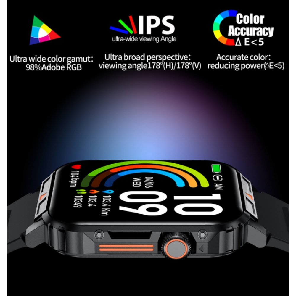 Bluetooth smart watch L81 Outdoor Sports Watch Mountaineering Fitness Heart Rate Monitor Phone call Smartwatch for men