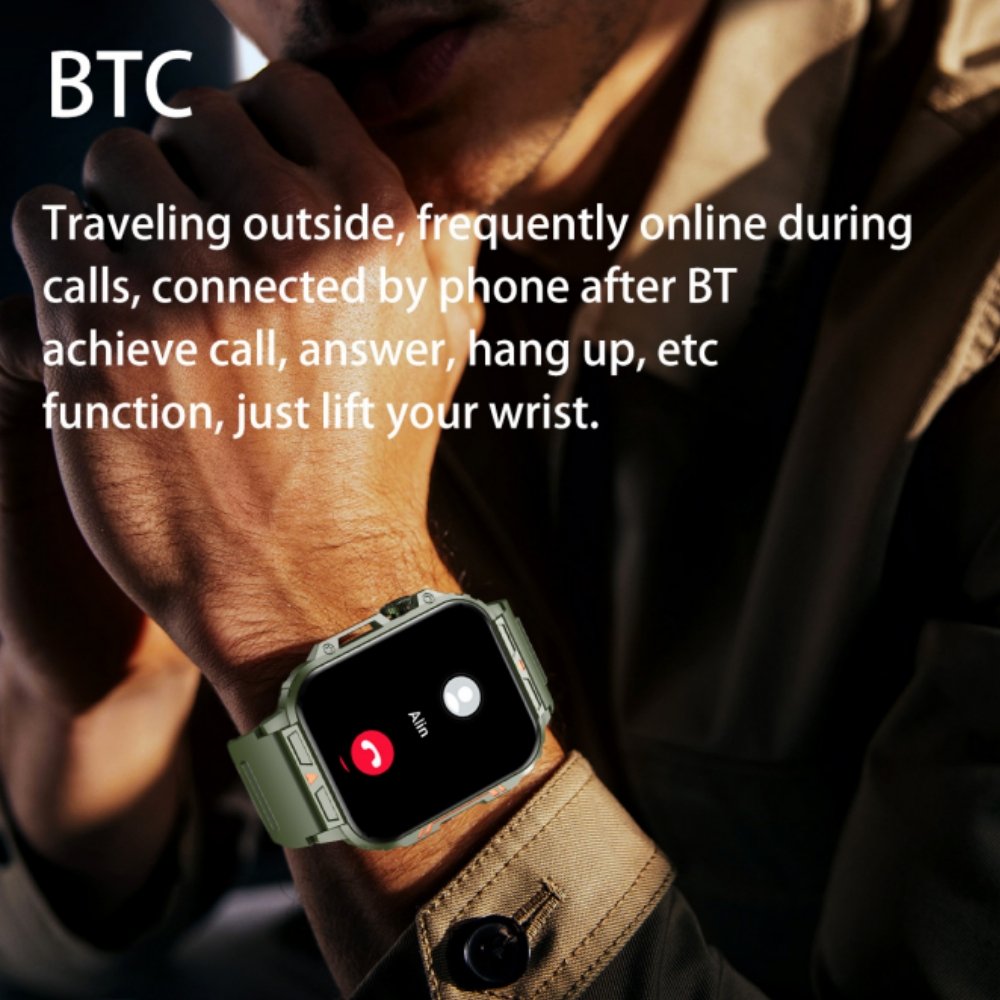Bluetooth smart watch L81 Outdoor Sports Watch Mountaineering Fitness Heart Rate Monitor Phone call Smartwatch for men