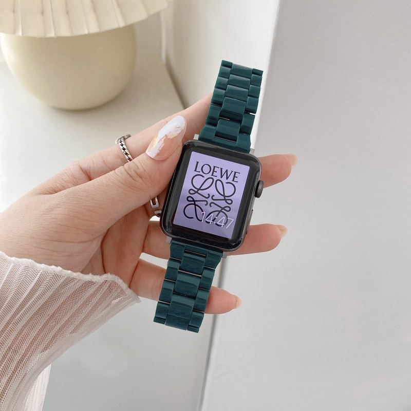 New arrival latest design PC Ceramic watchband smart watch band designers strap for apple watch band strap
