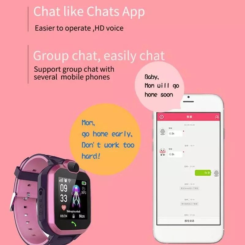 H1 Kids Smart Bracelet Sim Card SOS Call Phone Smartwatch Children Waterproof Camera Location Tracker watches Boy Girl Gifts