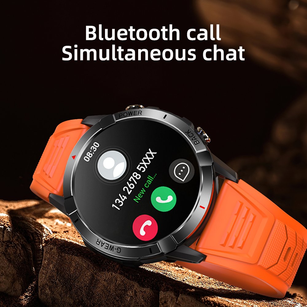 SENBONO NX10 2023 Outdoor sports AMOLED smartwatch custom 1.43' HD big screen Blue tooth IP68 Waterproof Smart watch Men Women