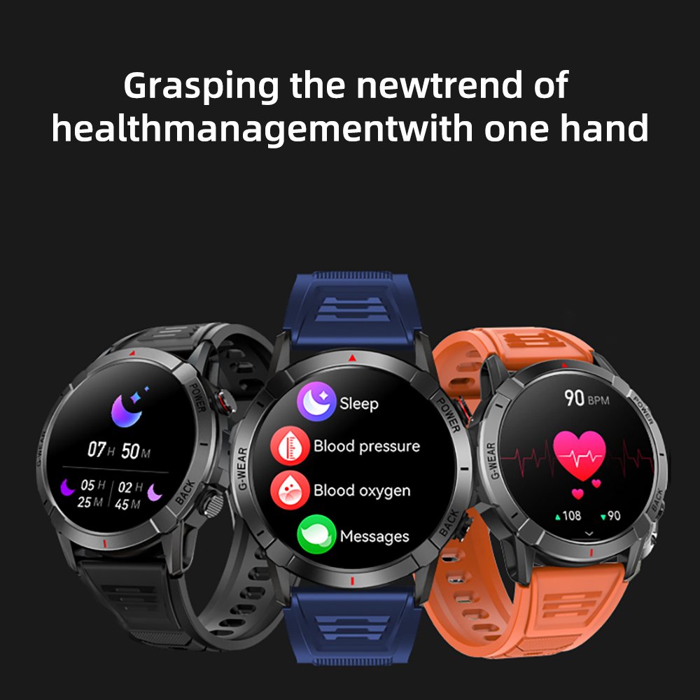 SENBONO NX10 2023 Outdoor sports AMOLED smartwatch custom 1.43' HD big screen Blue tooth IP68 Waterproof Smart watch Men Women