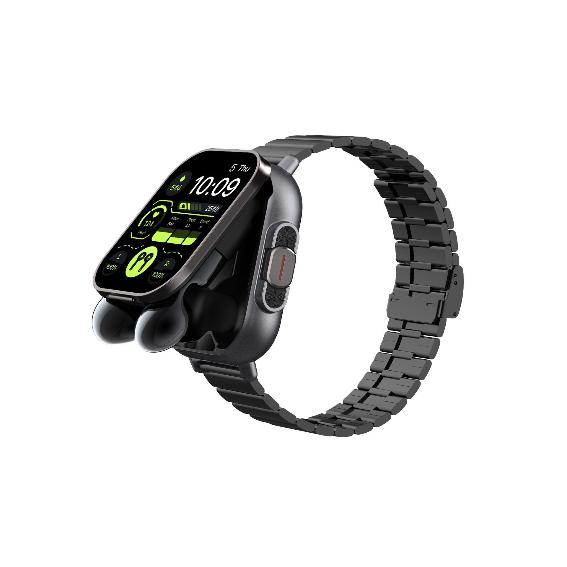 2 in 1 Smartwatch earphone TWS Earbuds Heart Rate Monitoring Blood Pressure Monitoring Sport Smart Watch with Earphone