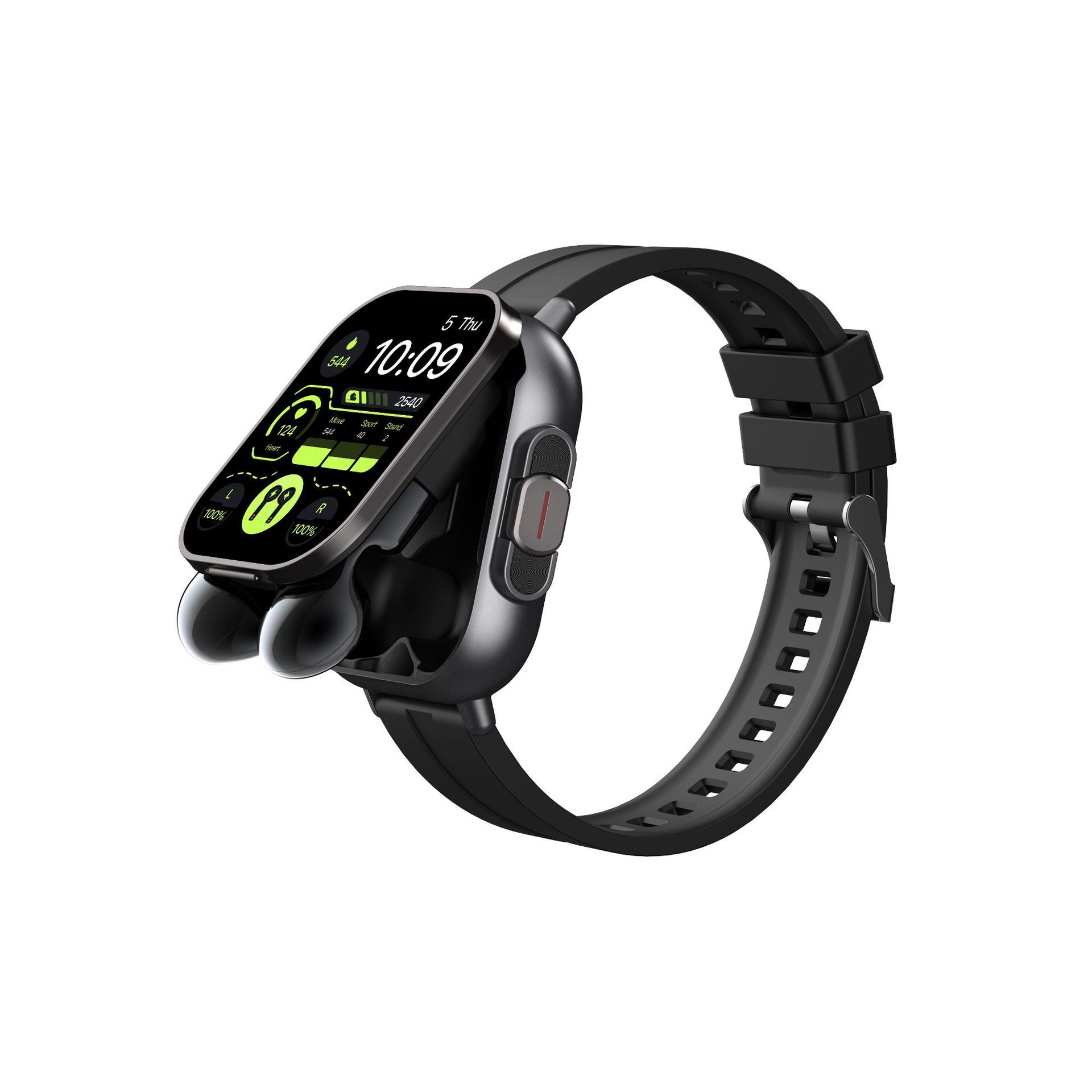 2 in 1 Smartwatch earphone TWS Earbuds Heart Rate Monitoring Blood Pressure Monitoring Sport Smart Watch with Earphone