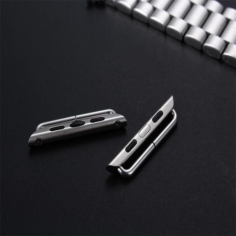 Keepwin Stainless Steel 316L Smart Watch Band Part Adapter Screw Connector Model for Apple iWatch 38 40 41 42 44 45 49 mm