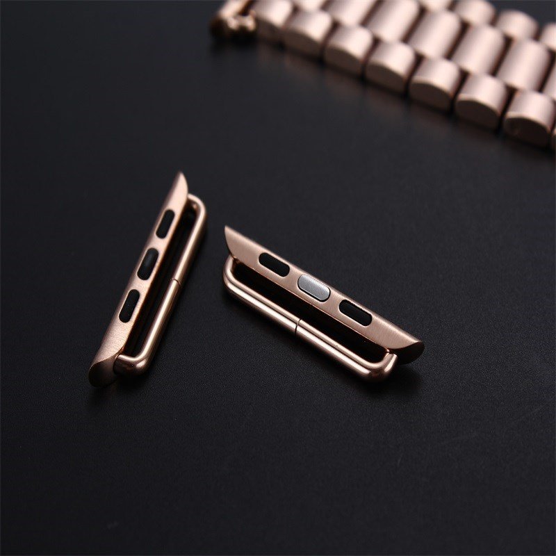 Keepwin Stainless Steel 316L Smart Watch Band Part Adapter Screw Connector Model for Apple iWatch 38 40 41 42 44 45 49 mm