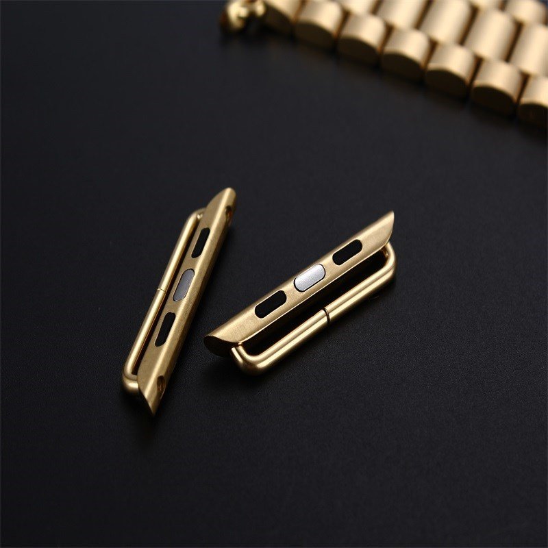Keepwin Stainless Steel 316L Smart Watch Band Part Adapter Screw Connector Model for Apple iWatch 38 40 41 42 44 45 49 mm
