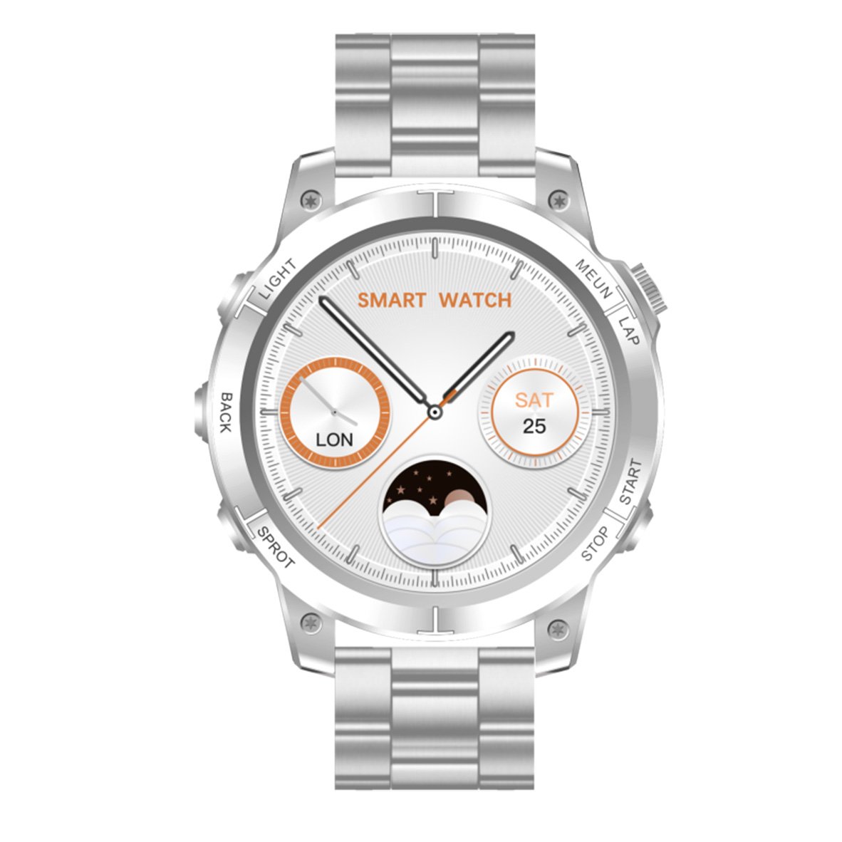 S70 MAX LED Lighting Smartwatch AI Voice 1.62" Touch Screen BT Call Wireless Charging Compass NFC Smart Watch 420mAh Battery