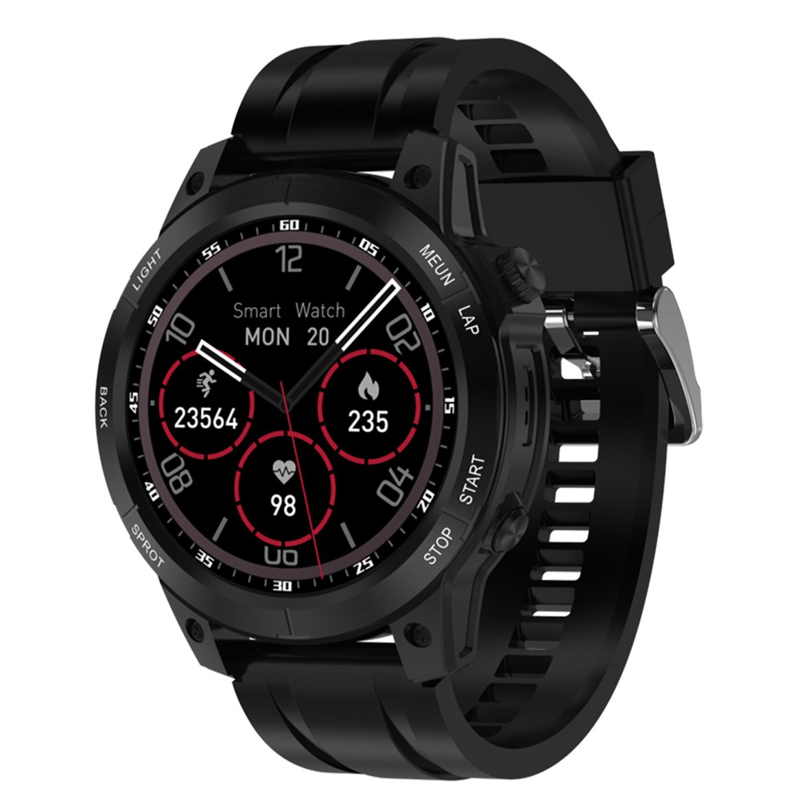 S70 MAX LED Lighting Smartwatch AI Voice 1.62" Touch Screen BT Call Wireless Charging Compass NFC Smart Watch 420mAh Battery
