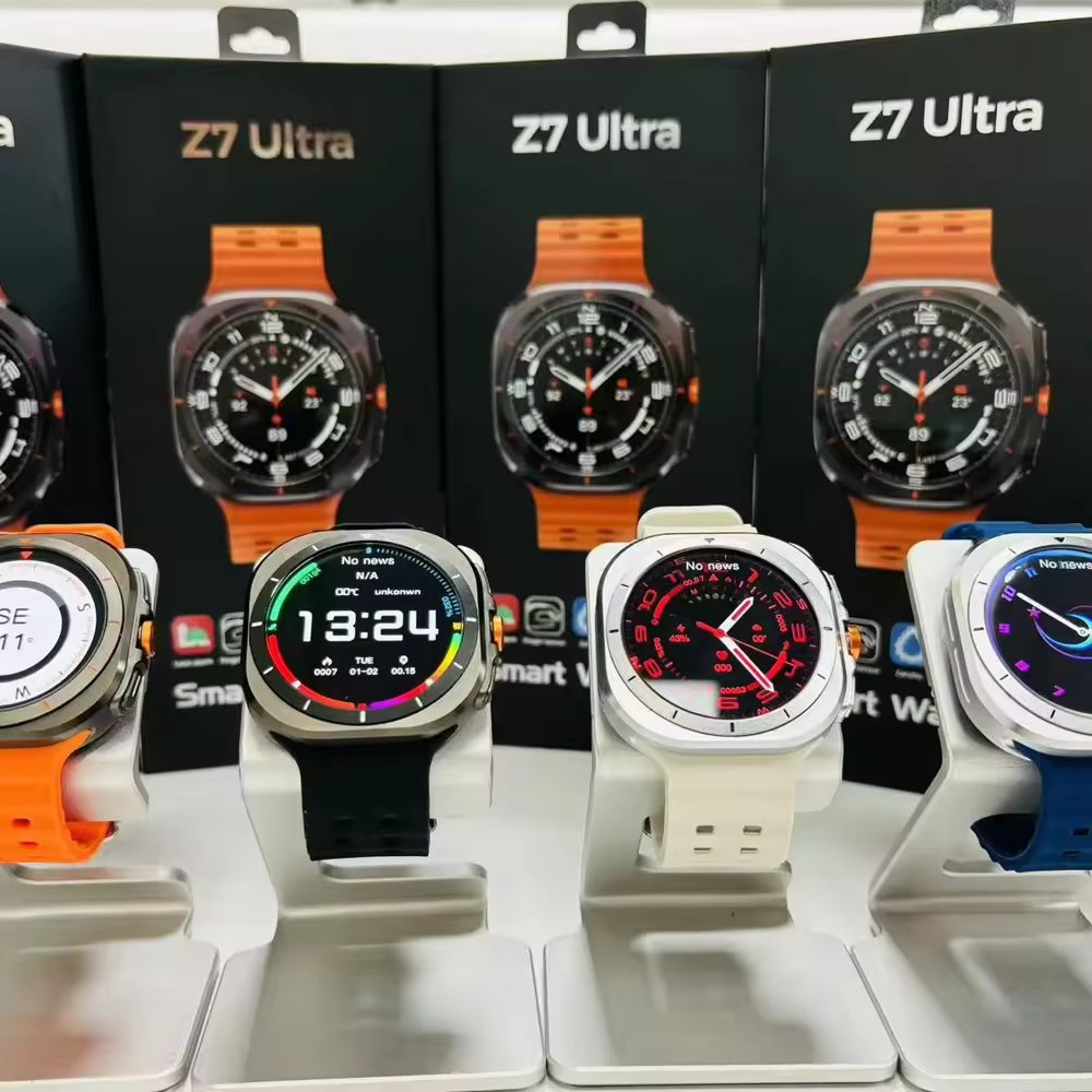 2024 Newest Design Z7 Ultra Smart Watch RDFIT app IP68 Waterproof Real Heart rate 300mah Battery Smartwatch