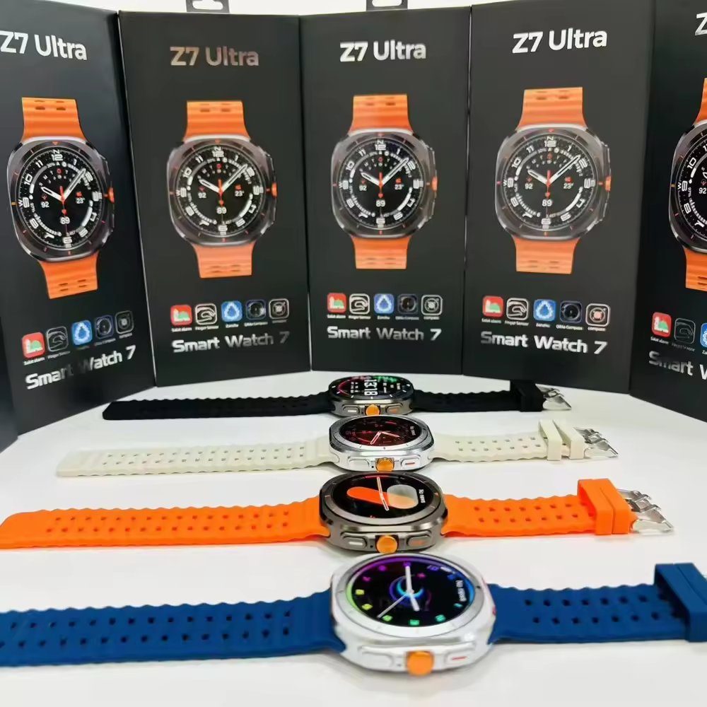 2024 Newest Design Z7 Ultra Smart Watch RDFIT app IP68 Waterproof Real Heart rate 300mah Battery Smartwatch