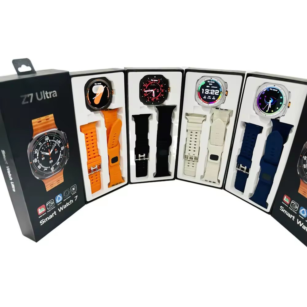 2024 Newest Design Z7 Ultra Smart Watch RDFIT app IP68 Waterproof Real Heart rate 300mah Battery Smartwatch