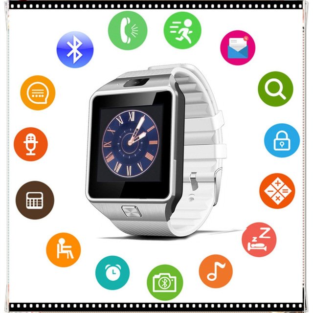 top selling portable sport smartwatch DZ09 with camera custom logo Mobile Smart Watch phone for android support sim card