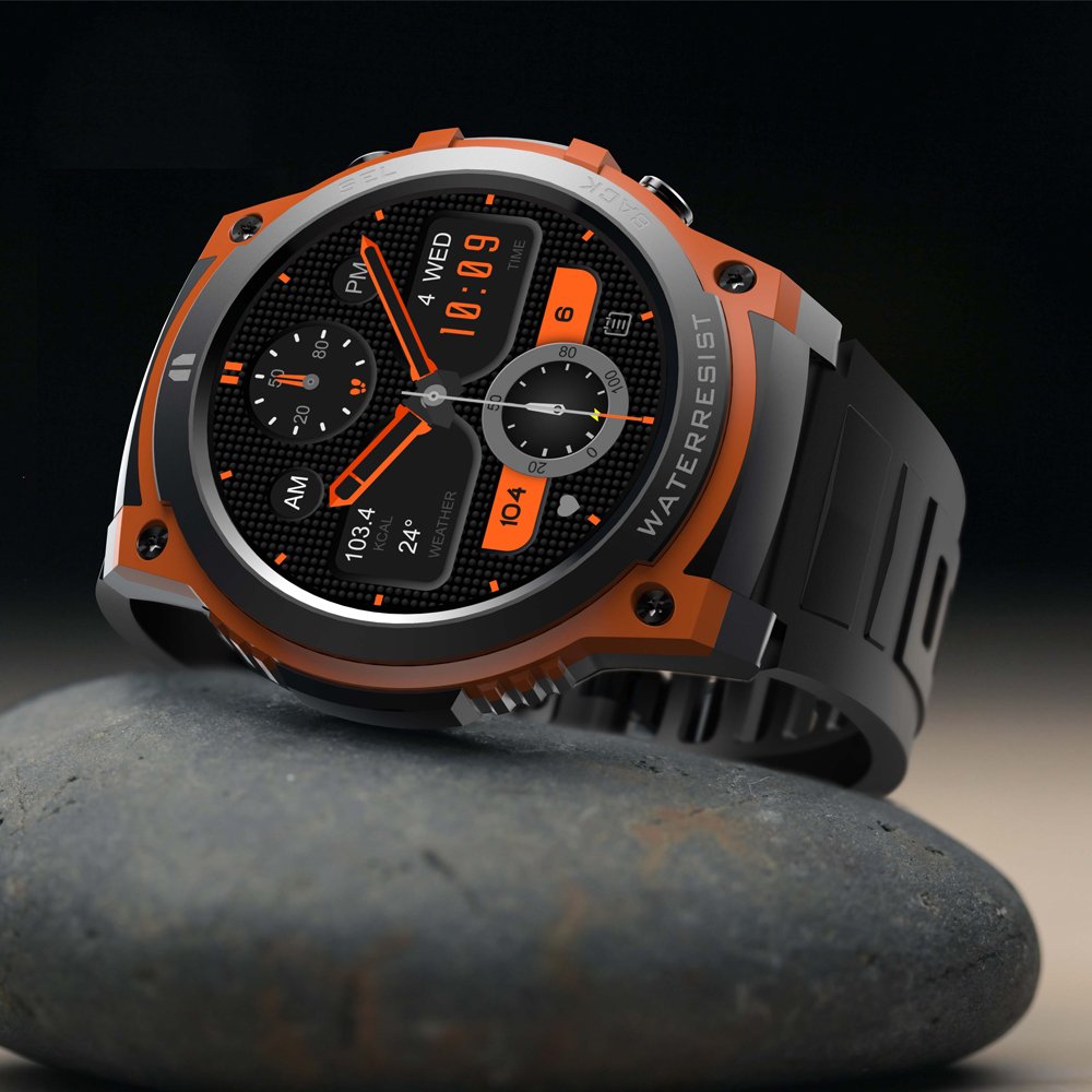 DM55 Sport outdoor Smart watch 2023 big Screen AMOLED smartwatches for men Fashion IP68 400MAH BT call smartwatch