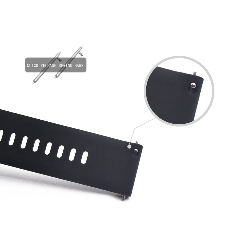 18 20 22 mm Sport rubber silicone smart wristband for Gamin vivo active 3/645 smart watch bracelet